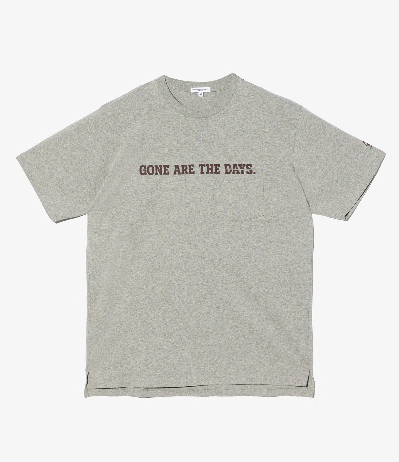Printed Cross Neck T-Shirt - Gone