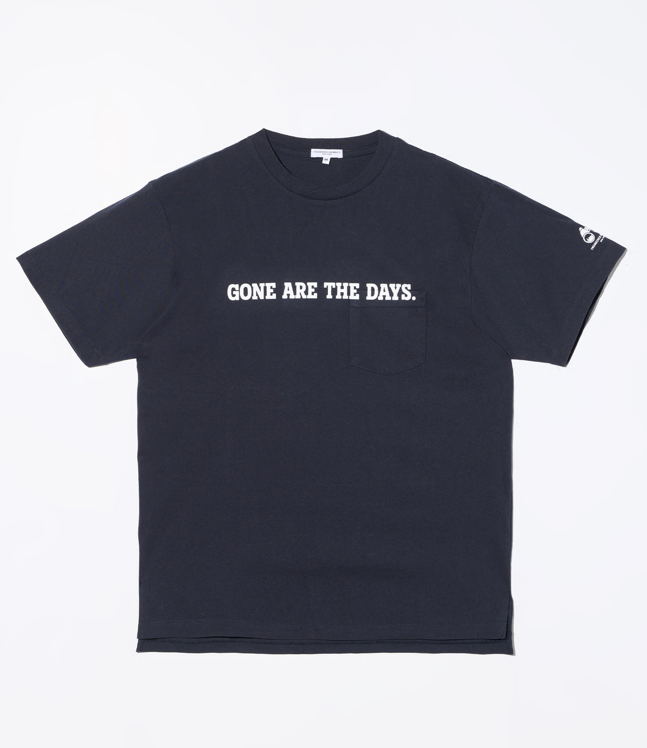 Printed Cross Neck T-Shirt - Gone