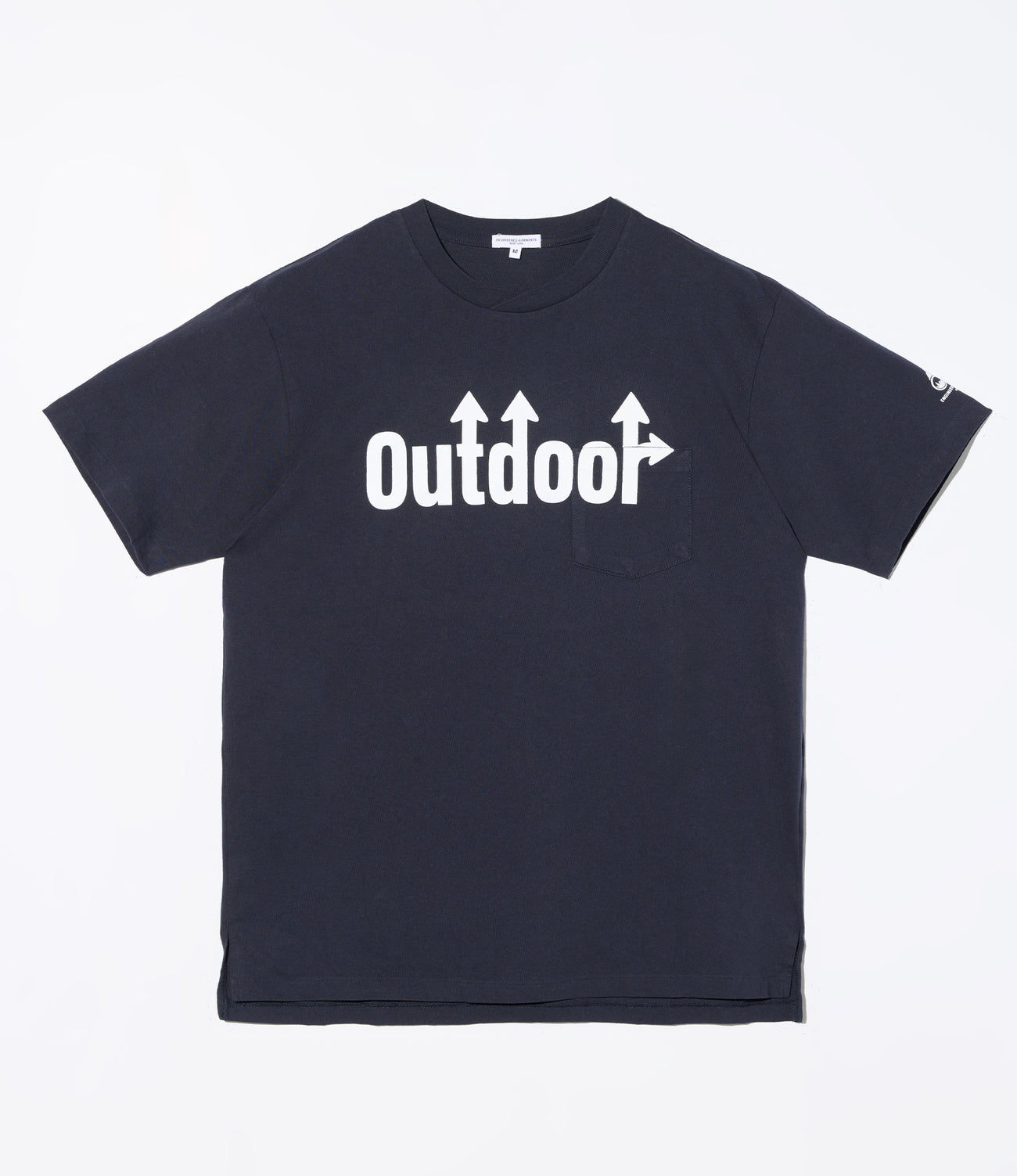 Printed Cross Neck T-Shirt - Outdoor