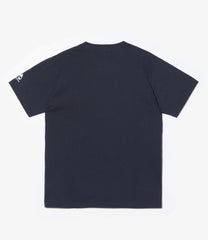Printed Cross Neck T-Shirt-Binocular