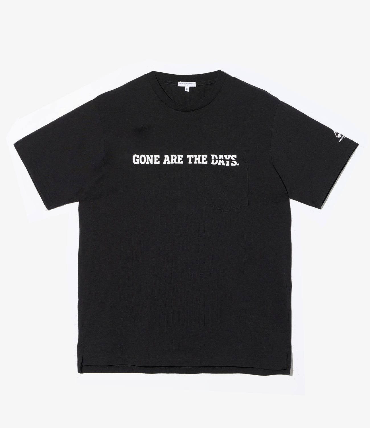 Printed Cross Neck T-Shirt - Gone