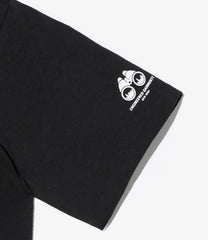 Printed Cross Neck T-Shirt - Binocular