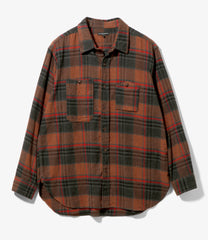 Work Shirt - Cotton Plaid Flannel