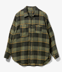 Work Shirt - Cotton Plaid Flannel