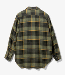 Work Shirt - Cotton Plaid Flannel