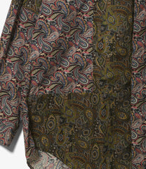 Combo Short Collar Shirt - Cotton Paisley Pt