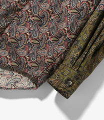 Combo Short Collar Shirt - Cotton Paisley Pt