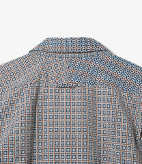 Combo Short Collar Shirt - Cotton Square Jq