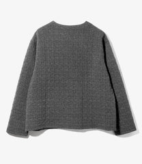 Knit Cardigan - PC Quilted Jersey