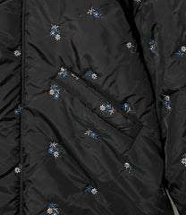 Padded Coat - Original Floral Pattern Embroidery