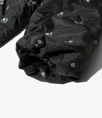 Padded Coat - Original Floral Pattern Embroidery