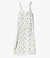 Long Slip Dress - Original Floral Pattern