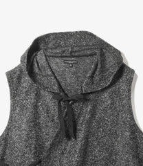 Hooded Knit Vest - WP Melange Knit