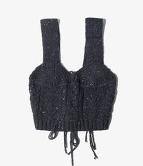 Fisherman Knit Corset