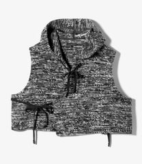 Hooded Knit Vest-WP Sweater Knit