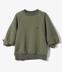 Ribbon Pullover Tee - Quilting Jacquard