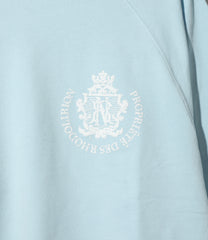 Printed Crest Crew Sweatshirt