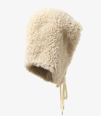 Eco Fur Hoody Scarf - Solid