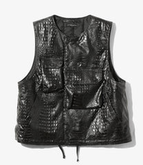 Cover Vest- Alligator Embossed