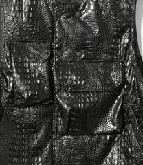 Cover Vest- Alligator Embossed