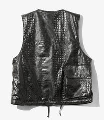 Cover Vest- Alligator Embossed