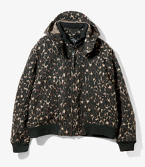 LL Jacket - Poly Wool Leopard Jq.