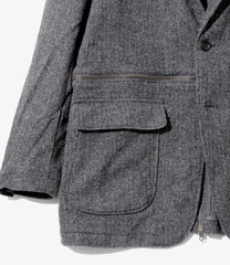 Zip Jacket - Poly Wool HB