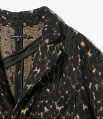 Zip Jacket - Poly Wool Leopard Jq.