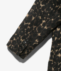 Zip Jacket - Poly Wool Leopard Jq.