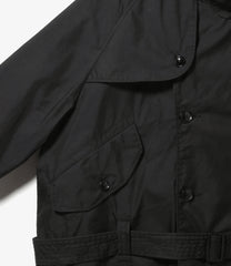 Short Trench Jacket- Nyco Twill