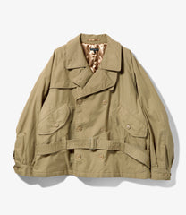 Short Trench Jacket- Nyco Twill