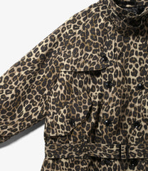 Short Trench Jk- Nyco Leopard Pt.