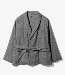 Smoking Jacket - Poly Wool HB