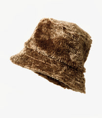 Bucket Hat - Acrylic Curly Fur