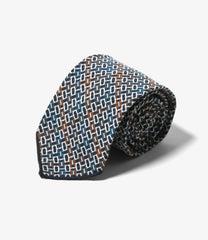 Neck Tie - Cotton Geo Jq.