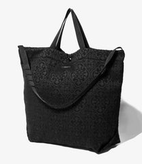 Carry All Tote - Crest Flocked Jq.