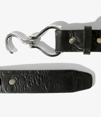 Hoof Pick Buckle Belt - Croc Embossed