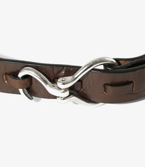 Hoof Pick Buckle Belt - Croc Embossed