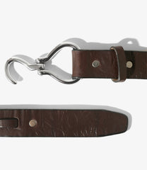 Hoof Pick Buckle Belt - Croc Embossed