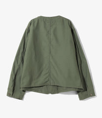 Engineer Short Jacket - Reversed Sateen