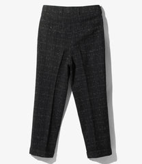 Tucked Trouser - W/N Plaid Cloth