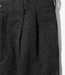 Tucked Trouser - Small Plaid Cloth