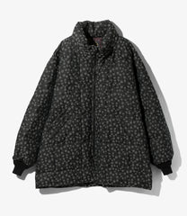 Hooded Down Sur Coat - Floral Jq.