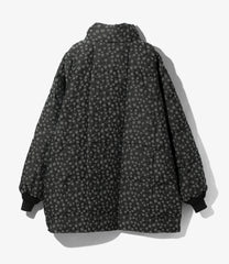 Hooded Down Sur Coat - Floral Jq.