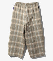 H.D.P. Pant - W/PE Plaid Double Jq.