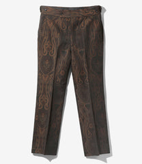 Side Tab Trouser - W/R Paisley Jq.