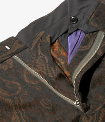 Side Tab Trouser - W/R Paisley Jq.