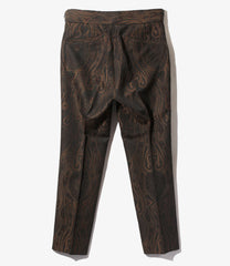 Side Tab Trouser - W/R Paisley Jq.