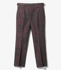 Side Tab Trouser - W/R Paisley Jq.