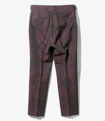 Side Tab Trouser - W/R Paisley Jq.